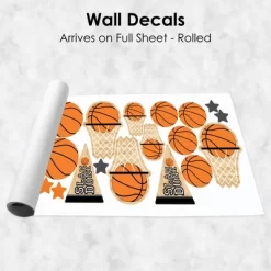 Big Dot Of Happiness Nothin’ But Net - Basketball - Peel And Stick Sports Decor Vinyl Wall Art Stickers - Wall Decals - Set Of 20 -Fashion Home Decor Store GUEST 30ba66bf 88c7 46c2 8634 c9c53a33c128