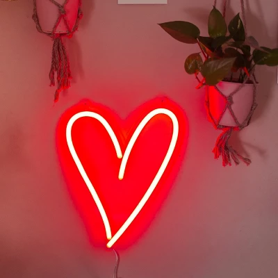 Amped Co - 13.8"x10.25" LED Neon Light Wall Hanging Room Decor With On/Off Switch 5 Amped Co - 13.8"x10.25" LED Neon Light Wall Hanging Room Decor With On/Off Switch - Image 3