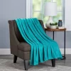 Oversized Microfiber Velvet Solid Polyester Throw Blanket - Yorkshire Home