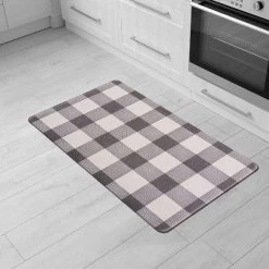 World Rug Gallery Checkered Plaid Anti-Fatigue Standing Mat -Fashion Home Decor Store GUEST 3451f16c c9f8 4238 9f9a dcb7f9e83d46
