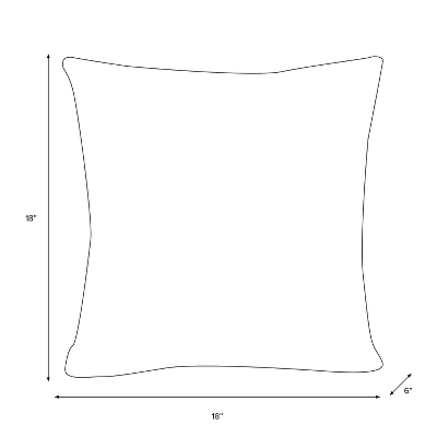 Woven Square Throw Pillow - Skyline Furniture 6 Woven Square Throw Pillow - Skyline Furniture - Image 4