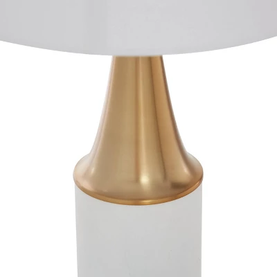 Traditional Metal Table Lamp White - CosmoLiving By Cosmopolitan 4 Traditional Metal Table Lamp White - CosmoLiving By Cosmopolitan - Image 2