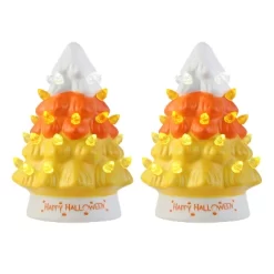 Mr. Halloween Nostalgic Ceramic LED Halloween Tree 5.4" - Set Of 2 -Fashion Home Decor Store GUEST 34e6f943 1e3f 403f 906a 2c81a38790c3