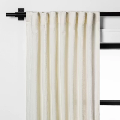 Tonal Texture Curtain Panel Sour Cream - Hearth & Hand™ With Magnolia 8 Tonal Texture Curtain Panel Sour Cream - Hearth & Hand™ With Magnolia - Image 6