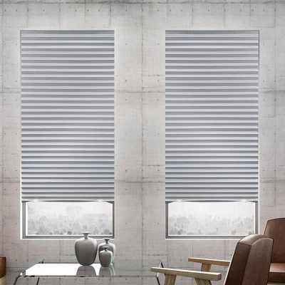 6pk Room Darkening Cordless EZ-Clip Temporary Window Shades Gray - Lumi Home Furnishings 8 6pk Room Darkening Cordless EZ-Clip Temporary Window Shades Gray - Lumi Home Furnishings - Image 6