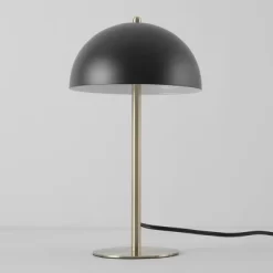 15" Luna Desk Lamp With Brass Accents Matte Black - Globe Electric -Fashion Home Decor Store GUEST 37fba2c9 bd79 4d4c 990d 8cca85069f52