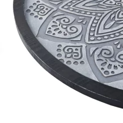 25.2" X 25.2" Dia. Medallion Carved Wall Panel Gray -Fashion Home Decor Store GUEST 38e0996b 6a71 41f6 b10b 8f63d4fc7c12