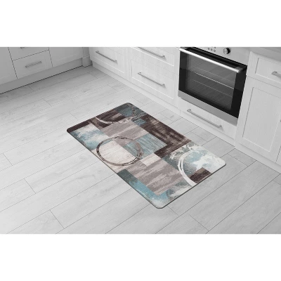 World Rug Gallery Contemporary Abstract Circles Anti Fatigue Standing Mat 7 World Rug Gallery Contemporary Abstract Circles Anti Fatigue Standing Mat - Image 5