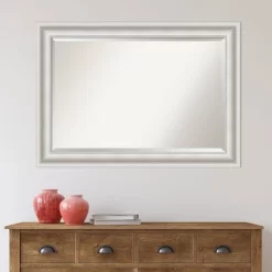 Parlor Framed Bathroom Vanity Wall Mirror White - Amanti Art -Fashion Home Decor Store GUEST 39db559b 1c4c 4863 98e7 ff896b03fd36