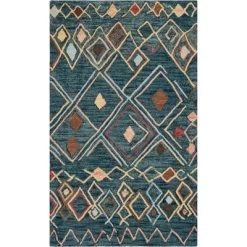 Edythe Geometric Hooked Rug - Safavieh -Fashion Home Decor Store GUEST 3c729b3e 1cc0 4275 9002 26d3409be675