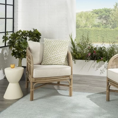 Mina Victory Loop Dots Indoor Outdoor Throw Pillow 6 Mina Victory Loop Dots Indoor Outdoor Throw Pillow - Image 4