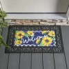 Evergreen Sunflower Welcome Sassafras Indoor Outdoor Switch Doormat 1'10"x10" Multicolored 2 Evergreen Sunflower Welcome Sassafras Indoor Outdoor Switch Doormat 1'10"x10" Multicolored -Fashion Home Decor Store GUEST 4276fa55 3d6d 493c bc92 3117a61f0fd7