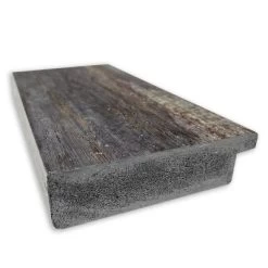 23" X 29" Non-Beveled Bark Rustic Char Wall Mirror - Amanti Art