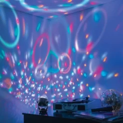 LED Party Projector Music Reactive Lights With Remote Black - West & Arrow