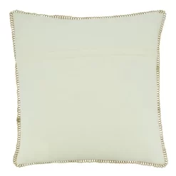 20"x20" Oversize Sea Horse Design Square Throw Pillow Cover Navy Blue - Saro Lifestyle