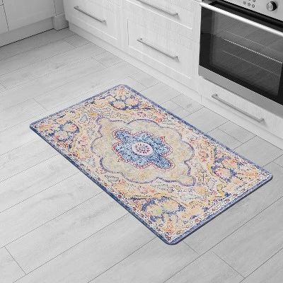 World Rug Gallery Distressed Bohemian Vintage Anti-fatigue Standing Mat 6 World Rug Gallery Distressed Bohemian Vintage Anti-fatigue Standing Mat - Image 4