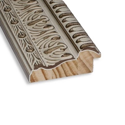 42" X 30" Non-Beveled Fair Baroque Cream Wood Wall Mirror - Amanti Art 3 42" X 30" Non-Beveled Fair Baroque Cream Wood Wall Mirror - Amanti Art