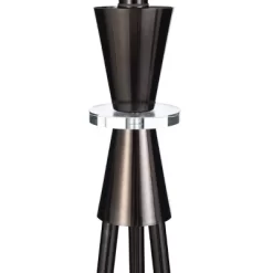 Round Metal Floor Lamp With Crystal Accent Black/Nickel - StyleCraft 10 Round Metal Floor Lamp With Crystal Accent Black/Nickel - StyleCraft -Fashion Home Decor Store GUEST 4a9cc2a8 b93b 479e bc97 7b6960fb38e8