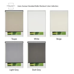 Linen Avenue Cordless Blackout Roller Shade, Beige And Taupe -Fashion Home Decor Store GUEST 4c2f1f83 1ef4 4c7d 9049 fbb331f7d7cf 1