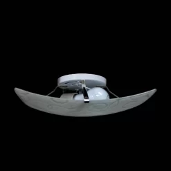 Flushmount Ceiling Light With Scroll Swirl Design White - Simple Designs -Fashion Home Decor Store GUEST 4c5203b7 f599 4458 b424 c06a6660fdcc