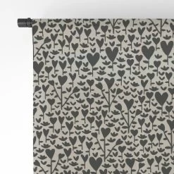 Alisa Galitsyna LOVEly Garden 50" X 108" Single Panel Sheer Window Curtain - Society 6 -Fashion Home Decor Store GUEST 4c5b28c8 0a78 4cbc ac40 7998e8c631fc