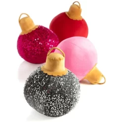 Shiraleah Pink Sparkle Christmas Ornament Bauble Pillow, Medium 12 Shiraleah Pink Sparkle Christmas Ornament Bauble Pillow, Medium -Fashion Home Decor Store GUEST 4ca1a7c2 5c99 4228 8c9b 674e51069f30