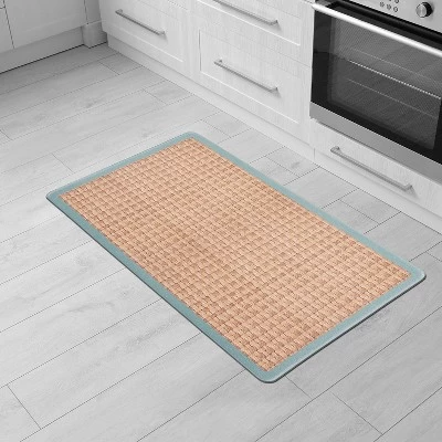 World Rug Gallery Natural Border Anti-Fatigue Standing Mat 6 World Rug Gallery Natural Border Anti-Fatigue Standing Mat - Image 4