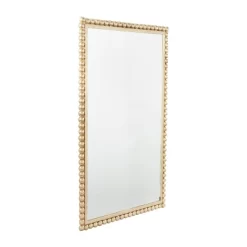 Metal Wall Mirror With Beaded Detailing - CosmoLiving By Cosmopolitan -Fashion Home Decor Store GUEST 4d916157 8773 47db ad14 4255a87e7a35
