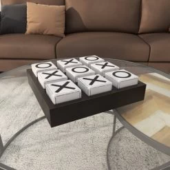 14" Contemporary Wooden Tic Tac Toe Sculpture Black - Olivia & May 37 14" Contemporary Wooden Tic Tac Toe Sculpture Black - Olivia & May -Fashion Home Decor Store GUEST 4d95f76b 771c 45f0 b3aa 0b9f87086b8a