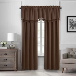 Vanderbilt Scallop Tassel Window Valance - 50" X 19" - SunVeil