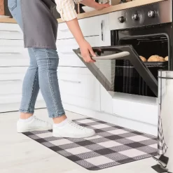 World Rug Gallery Checkered Plaid Anti-Fatigue Standing Mat -Fashion Home Decor Store GUEST 5020ec19 bae3 4970 9b36 9e5f578129f3