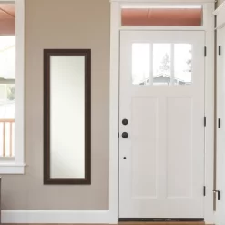 19" X 53" Non-Beveled Lara Bronze Wood On The Door Mirror - Amanti Art -Fashion Home Decor Store GUEST 502a3418 b672 437e 96de e3676f3350fc