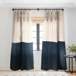 Color Poems Color Block LInes XXXX Single Panel Sheer Window Curtain - Society6 -Fashion Home Decor Store GUEST 50fe0365 2098 4e21 ad91 8eaeee64bce5