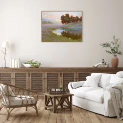 42" X 32" Pastel Lupin By Ed Penniman Framed Canvas Wall Art Print - Amanti Art -Fashion Home Decor Store GUEST 5197968a d2ab 46e9 bda2 eb564a91520e