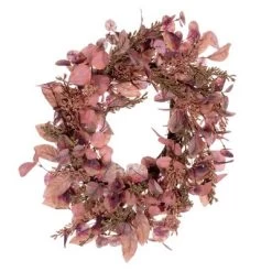 Vickerman 22" Dusty Rose Artificial Fall Eucalyptus And Berry Wreath -Fashion Home Decor Store GUEST 51b6cf16 a718 4ee2 81b5 376d445863db