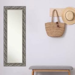 20" X 54" Non-Beveled Silver Luxor Wood On The Door Mirror - Amanti Art 17 20" X 54" Non-Beveled Silver Luxor Wood On The Door Mirror - Amanti Art -Fashion Home Decor Store GUEST 51d7196d d54c 4aa2 93b6 5a839c5146bf