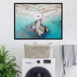 41" X 31" Oyster Rock By Rachel Dowd Framed Wall Art Print Black - Amanti Art -Fashion Home Decor Store GUEST 52fdfa0d a94f 4082 aa79 4523a6644c0a