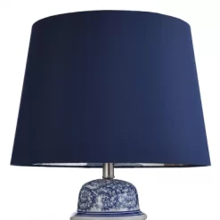 Blue Ivy Swirl Table Lamp With Blue Hardback Fabric Shade - StyleCraft 9 Blue Ivy Swirl Table Lamp With Blue Hardback Fabric Shade - StyleCraft -Fashion Home Decor Store GUEST 5406bc21 270a 4111 b97b ed80fc3463c9