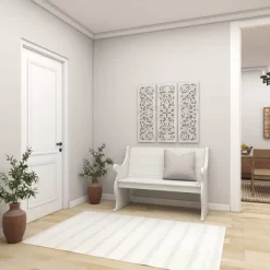 Wood Floral Handmade Intricately Carved Wall Decor Set Of 3 White - Olivia & May 21 Wood Floral Handmade Intricately Carved Wall Decor Set Of 3 White - Olivia & May -Fashion Home Decor Store GUEST 559cc7a9 ceb6 4301 91f8 24e821b7c5b8