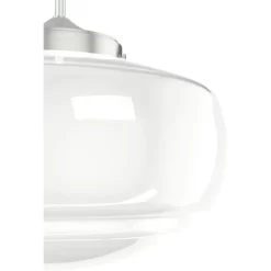 1-Light Saddle Creek Large Pendant Silver - Hunter Fan