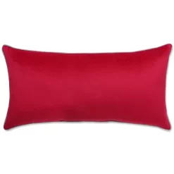 13.5"x25" Oversized Merry Christmas Lumbar Throw Pillow Cover Red - Pillow Perfect