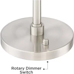 Possini Euro Design Eliptik Modern Desk Table Lamp 24 1/2" High Satin Nickel LED Swing Arm Adjustable Height For Bedroom Living Room Nightstand Office 13 Possini Euro Design Eliptik Modern Desk Table Lamp 24 1/2" High Satin Nickel LED Swing Arm Adjustable Height For Bedroom Living Room Nightstand Office -Fashion Home Decor Store GUEST 57f95403 f17c 44cc 98ac ed3ad7d4f9f9