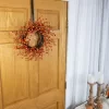 Northlight Orange Berries And Twig Artificial Fall Harvest Wreath 14- Inch, Unlit