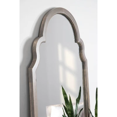 24" X 36" Hogan Arch Wall Mirror Gray - Kate & Laurel All Things Decor 7 24" X 36" Hogan Arch Wall Mirror Gray - Kate & Laurel All Things Decor - Image 6