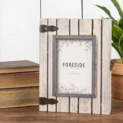 White 4 X 6 Inch Decorative Distressed Wood Shadow Box Picture Frame - Foreside Home & Garden -Fashion Home Decor Store GUEST 5a785100 621d 43ea b11f 2ce08d1e78c9