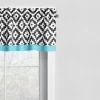 Bacati - Love Black/Turquoise Window Valance -Fashion Home Decor Store GUEST 5af214aa 42c5 4a3c 8b48 3e2ec26a4d7b