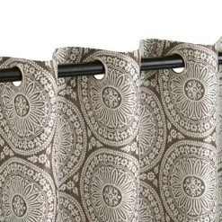 Floral Medallion Jacquard Grommet Curtain Panel Set By Blue Nile Mills 6 Floral Medallion Jacquard Grommet Curtain Panel Set By Blue Nile Mills -Fashion Home Decor Store GUEST 5bc1d5f5 9d36 480b ac76 fda659661f15