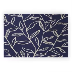 Alisa Galitsyna Navy Blue Patterned Leaves Welcome Mat - Society6 11 Alisa Galitsyna Navy Blue Patterned Leaves Welcome Mat - Society6 -Fashion Home Decor Store GUEST 5cd4589a 9a39 48d7 9a42 4c493bf12ac0