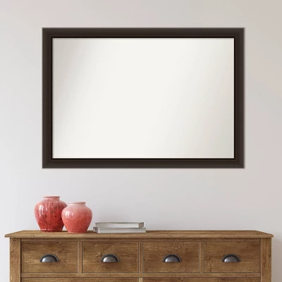 40" X 28" Non-Beveled Romano Espresso Narrow Wood Wall Mirror - Amanti Art 9 40" X 28" Non-Beveled Romano Espresso Narrow Wood Wall Mirror - Amanti Art - Image 7