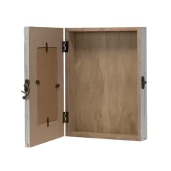 White 4 X 6 Inch Decorative Distressed Wood Shadow Box Picture Frame - Foreside Home & Garden -Fashion Home Decor Store GUEST 5dff0ed4 dcd0 48df bdad e0f04dc923b2